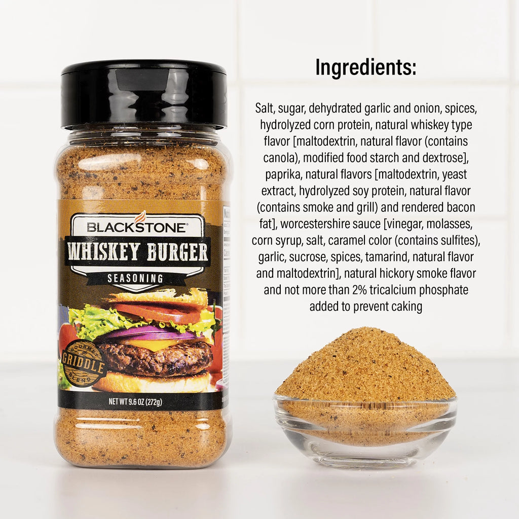 Whiskey Burger Seasoning, 9.6 oz Gluten-Free B261