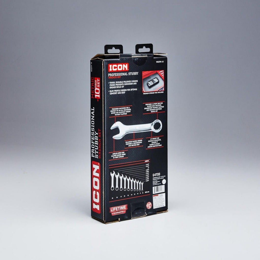 10 Piece Metric Combination Wrench Set D22281