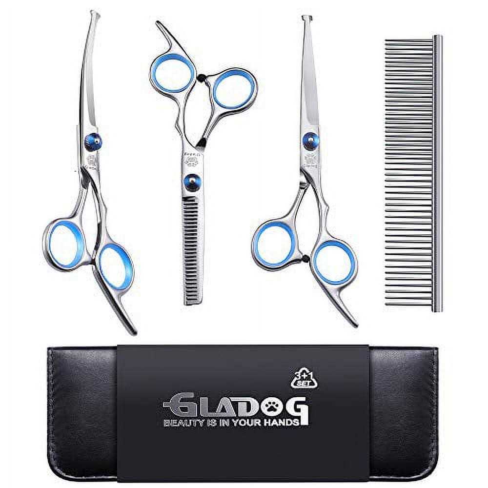 4 in 1 Dog Grooming Scissors Set with Safety Round Tips D151