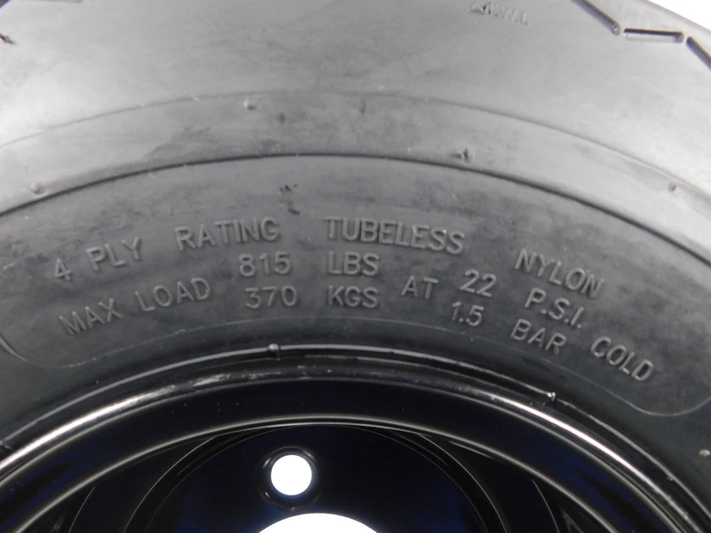 18x8.5-8 4 Ply Golf Cart Tire & Wheel Combo 2 Pack D658436