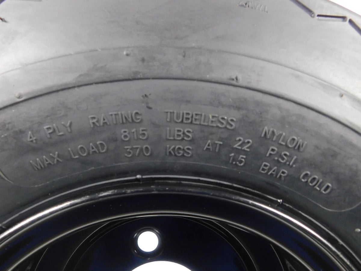 18x8.5-8 4 Ply Golf Cart Tire & Wheel Combo 2 Pack D658436