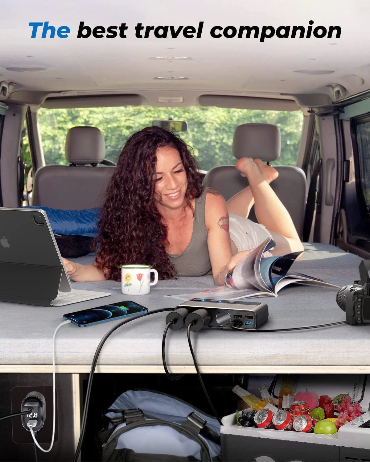 3 Socket 154W PD & QC 3.0 USB Car Charger O583