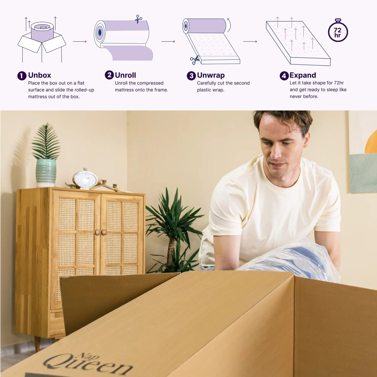 King Size Hybrid Memory Foam Pocket Spring Mattress Y3036