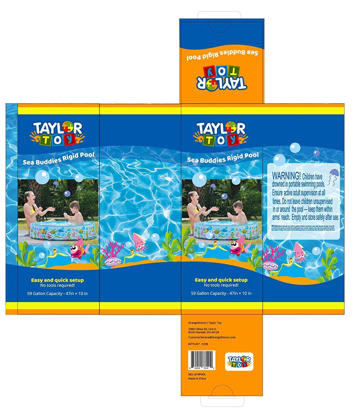Snapset Swimming Pool 47 Diameter x 10 Depth 59 Gallon S64314
