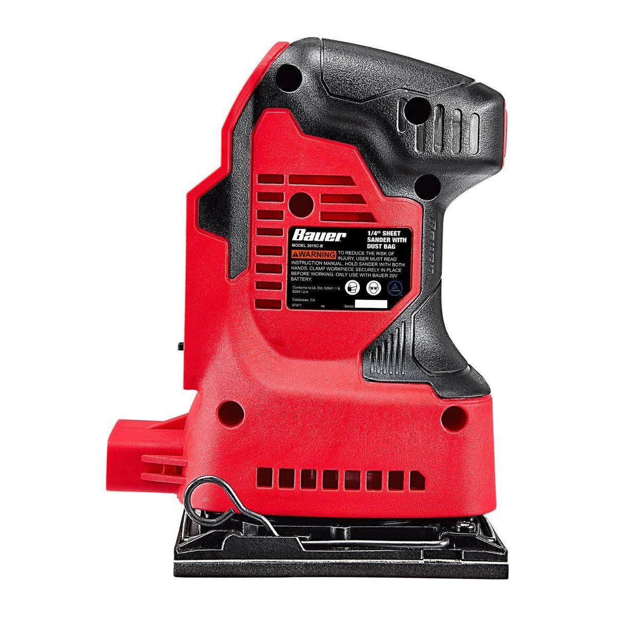 Cordless 1/4 Sheet Sander with Dust Bag E87607