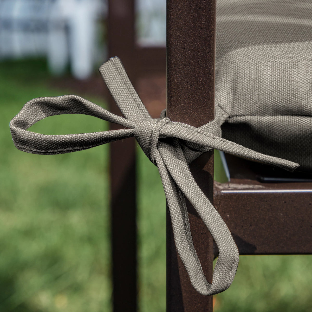 Navy Blue Rectangle Outdoor Seat Pad 2 Pack O514286