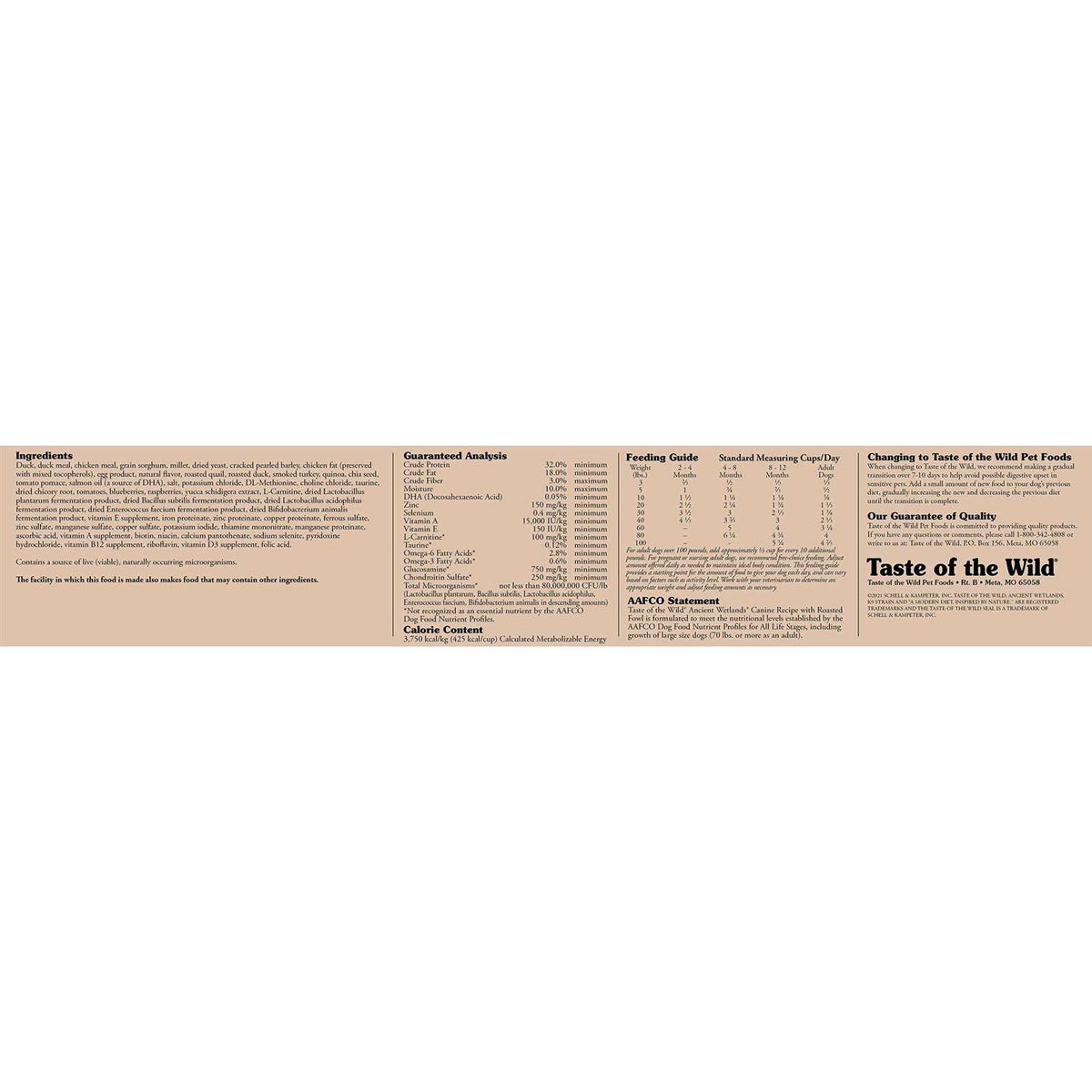 Ancient Grains Dry Dog Food K8922