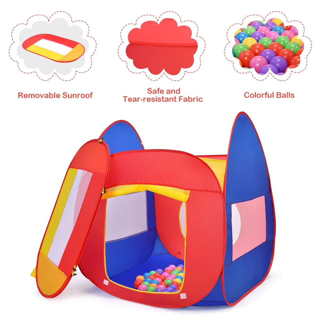 Portable Kid Play House Toy Tent with 100 Balls H121128
