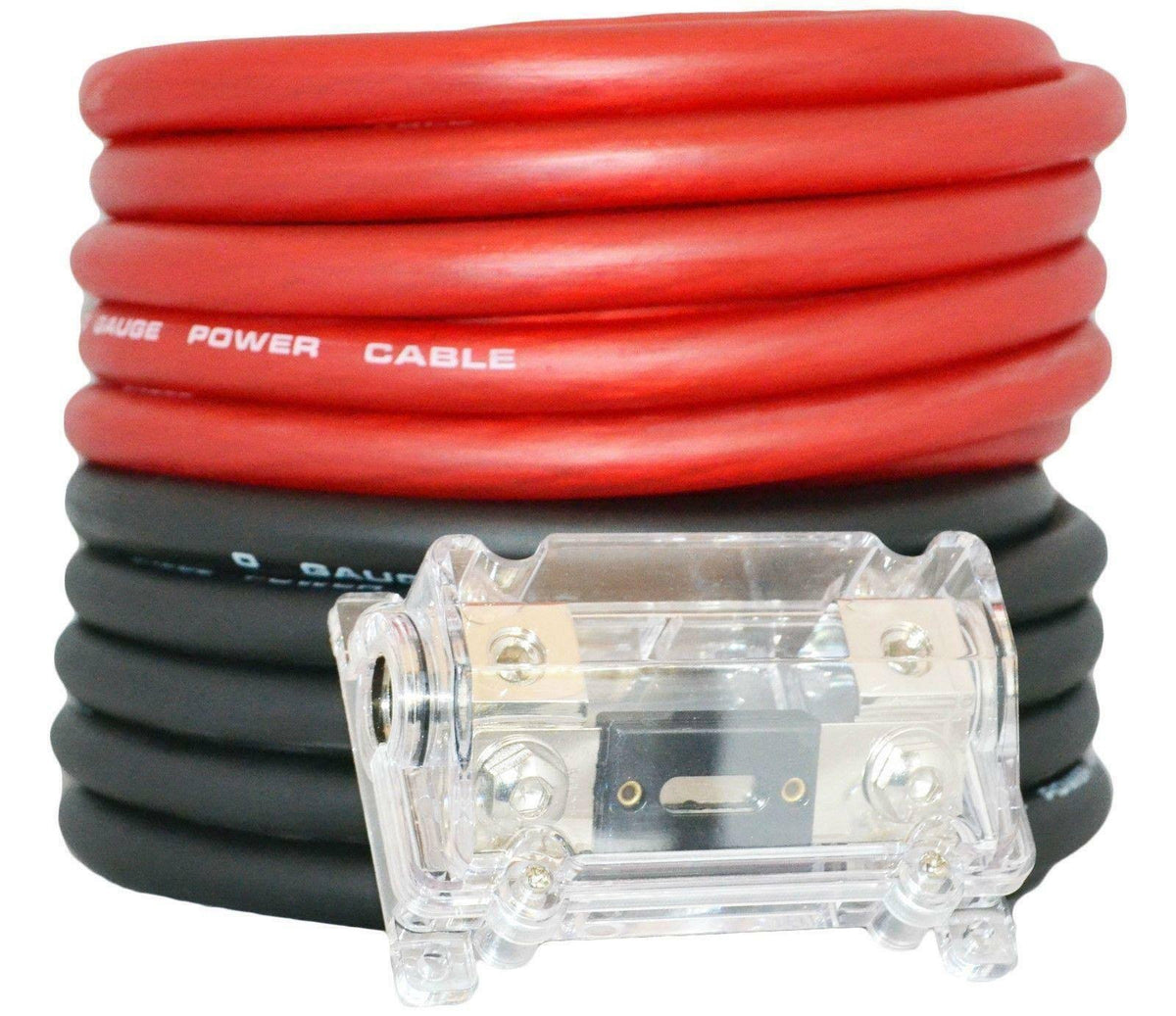 0 Gauge Red Black Amplifier Power Ground Wire Set X460964