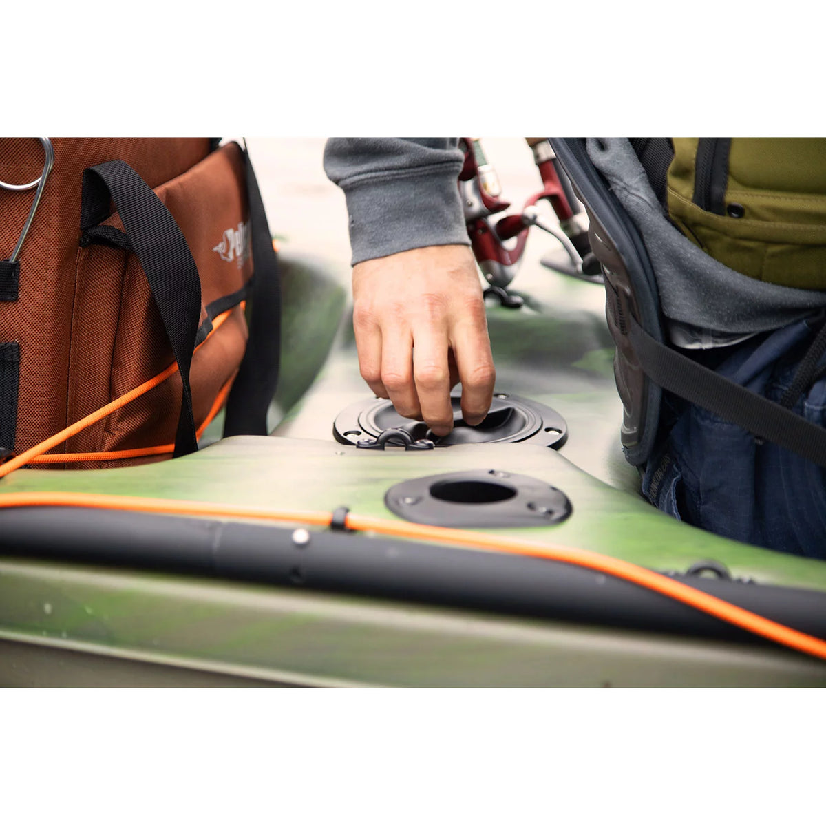 10 ft Olive Camo Fishing Kayak K201594