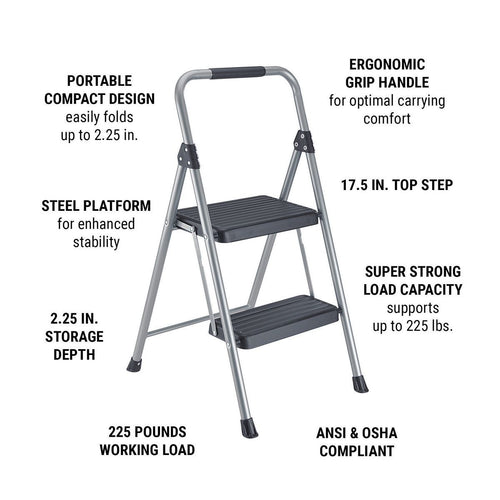 2-Step Steel Stool I5051