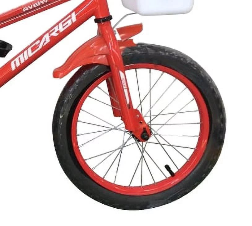 16 BMX Steel Frame Coaster Brake Bicycle with Baskets & Fenders Q22798